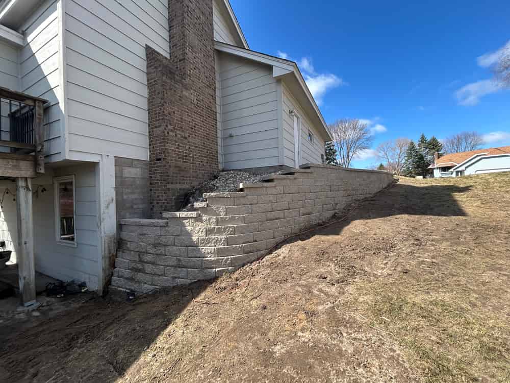 Retaining Wall Construction image