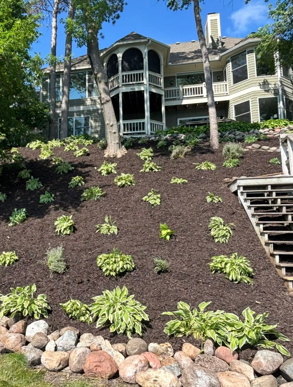 Project Lakeshore Hillside Rescue and Full Landscape Renovation in Shoreview image