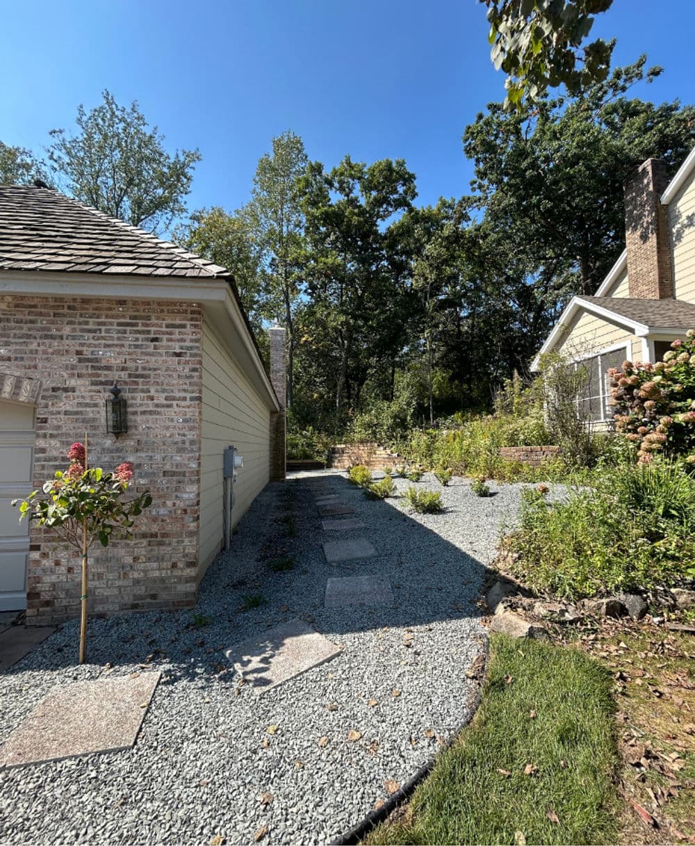 Overgrown Landscape Cleaned Up and Rebuilt in Vadnais Heights image