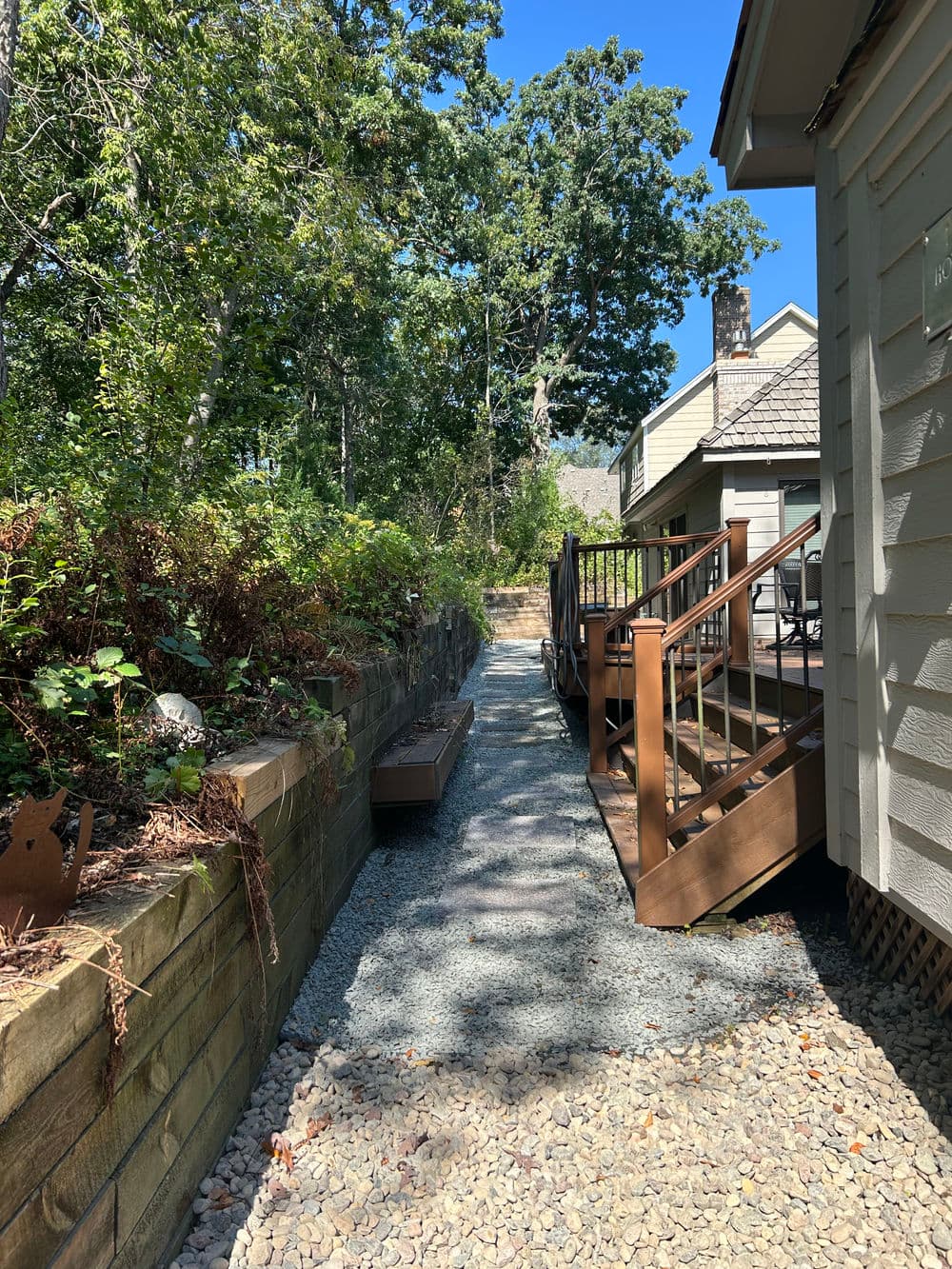 Gallery photos for Overgrown Landscape Cleaned Up and Rebuilt in Vadnais Heights: Image #3